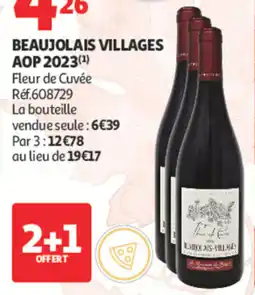 Auchan BEAUJOLAIS VILLAGES Fleur de Cuvée offre
