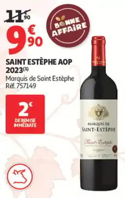 Auchan Marquis de Saint Estèphe Saint-Estèphe AOP offre