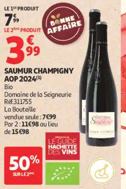 Auchan Domaine de la Seigneurie Saumur Champigny offre