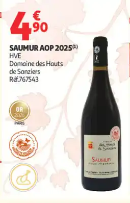 Auchan Domaine des hauts de sanziers saumur offre