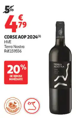 Auchan Terra Nostra CORSE AOP 2024 offre
