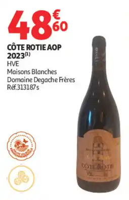 Auchan Domaine Degache Frères CÔTE ROTIE AOP offre
