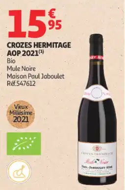 Auchan Paul Jaboulet Aîné Mule Noire offre