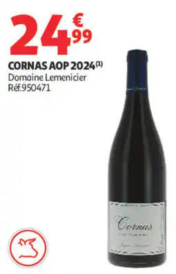 Auchan Domaine Lemenicier Cornas offre