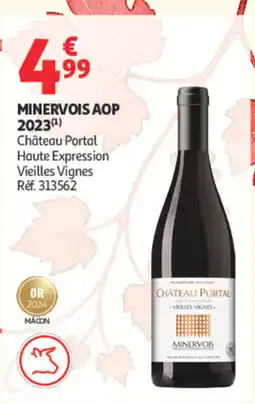 Auchan Château Portal Minervois AOP offre