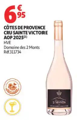 Auchan Domaine des 2 Monts CÔTES DE PROVENCE CRU SAINTE VICTOIRE AOP 2025 offre