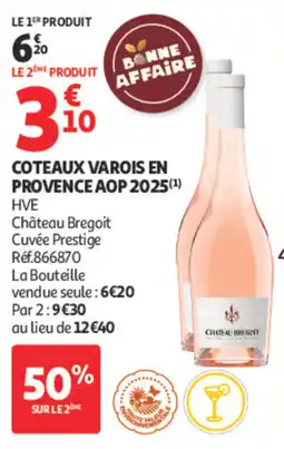 Auchan Château Bregoit Cuvée Prestige offre