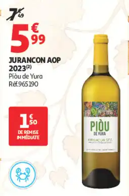 Auchan Piou de Yura Jurancon AOP offre