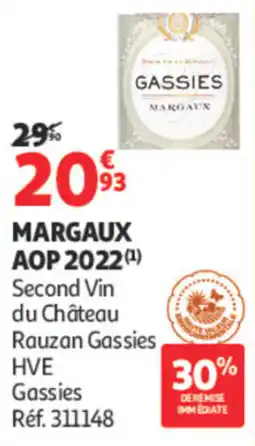 Auchan GASSIES MARGAUX offre