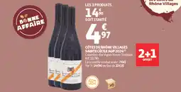 Auchan Sainte Cécile Côtes du Rhône Villages offre