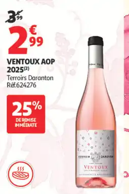 Auchan Terroirs Daranton Ventoux AOP offre