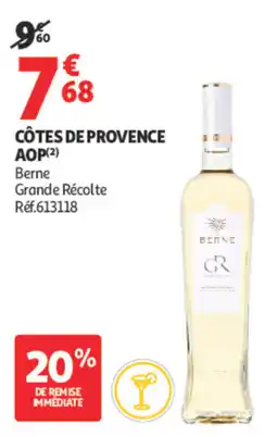 Auchan Berne CÔTES DE PROVENCE offre