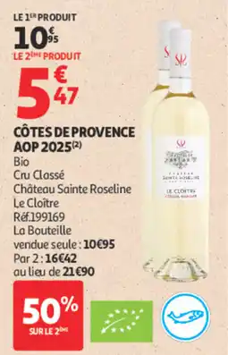 Auchan Château Sainte Roseline offre