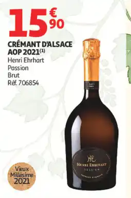 Auchan Henri Ehrhart Crémant d'Alsace offre