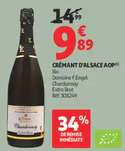 Auchan Domaine F.Engel CRÉMANT D'ALSACE offre