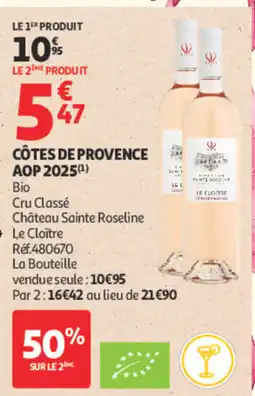 Auchan Le Cloître Côte de Provence offre