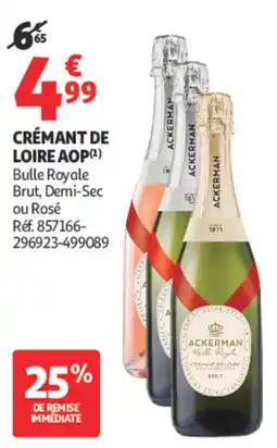 Auchan ACKERMAN Crémant de Loire offre