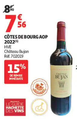 Auchan Château Bujan CÔTES DE BOURG AOP offre
