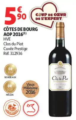 Auchan Clos du Piat CÔTES DE BOURG offre