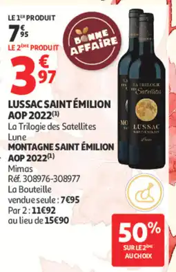 Auchan La Trilogie des Satellites Lune offre