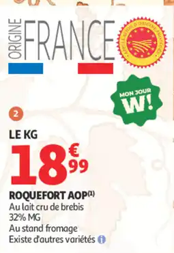 Auchan ROQUEFORT AOP offre