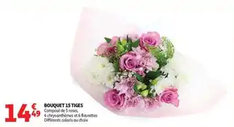 Auchan Supermarché BOUQUET 15 TIGES offre