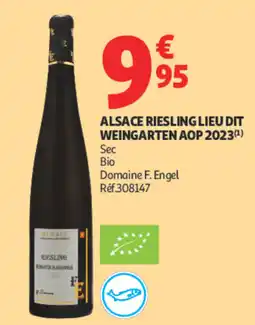 Auchan Domaine F. Engel ALSACE RIESLING offre