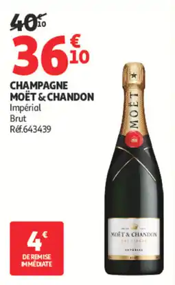 Auchan MOËT & CHANDON Champagne Impérial Brut offre