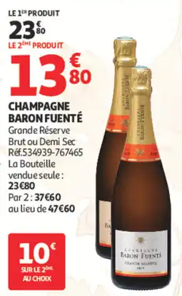 Auchan Baron Fuente Champagne Grande Réserve offre