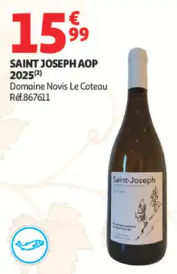 Auchan Domaine Novis Le Coteau Saint-Joseph AOP offre