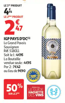 Auchan Le Grand Pavois Sauvignon offre