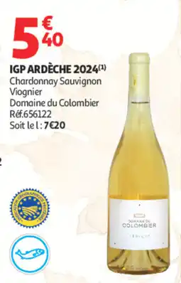 Auchan Domaine du Colombier IGP Ardèche offre