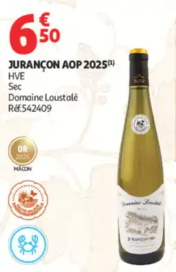 Auchan Domaine Loustalé Jurançon Sec offre