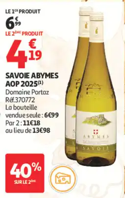 Auchan ABYMES Savoie offre