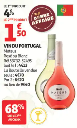 Auchan Mateus Vin du Portugal offre