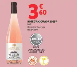 Auchan Domaine Touchais Rosé d'Anjou offre