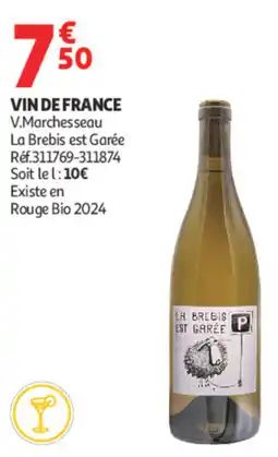 Auchan V.Marchesseau La Brebis est Garée offre