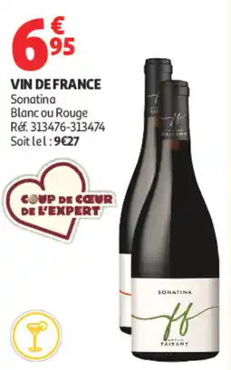 Auchan Sonatina VIN DE FRANCE offre