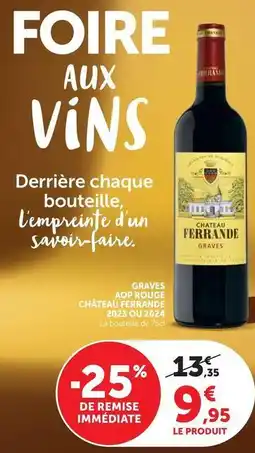 U Express U - graves aop rouge offre