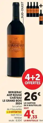 U Express Bergerac aop rouge offre
