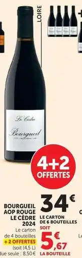 U Express Céréal - bourgueil aop rouge offre