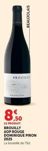 U Express Brouilly aop rouge offre