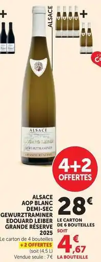 U Express Aop blanc demi-sec gewurztraminer edouarn lebert offre