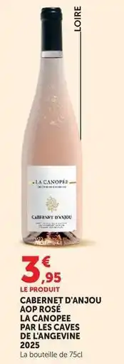 U Express Cabernet d'anjou aop rosé la caisse de caves de l'angevine offre