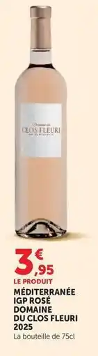 U Express Méditerranée igp rose du champs fleuri offre