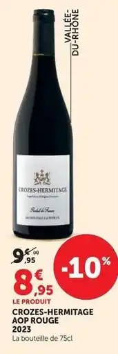 U Express Crozes-hermitage aop rouge offre