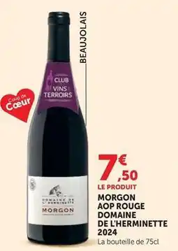 U Express Aop rouge domaine de l'herminette 2024 offre