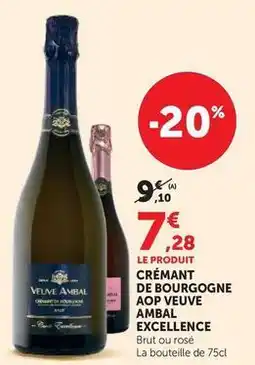 U Express Crémant de bourgogne aop veuve offre