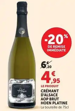 U Express Crémant d'alsace aop brut offre