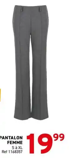Trafic Pantalon femme offre